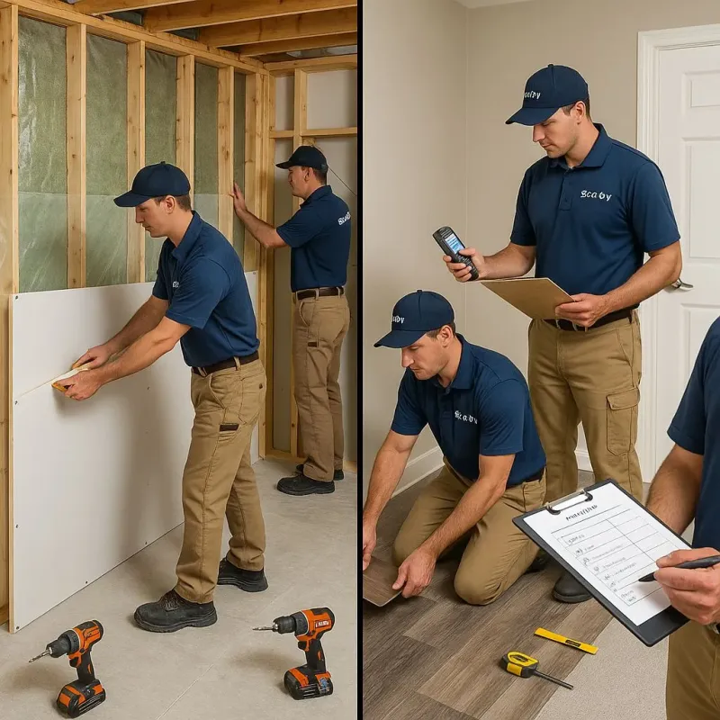 Repairs and Reconstruction process in Curry County, NM